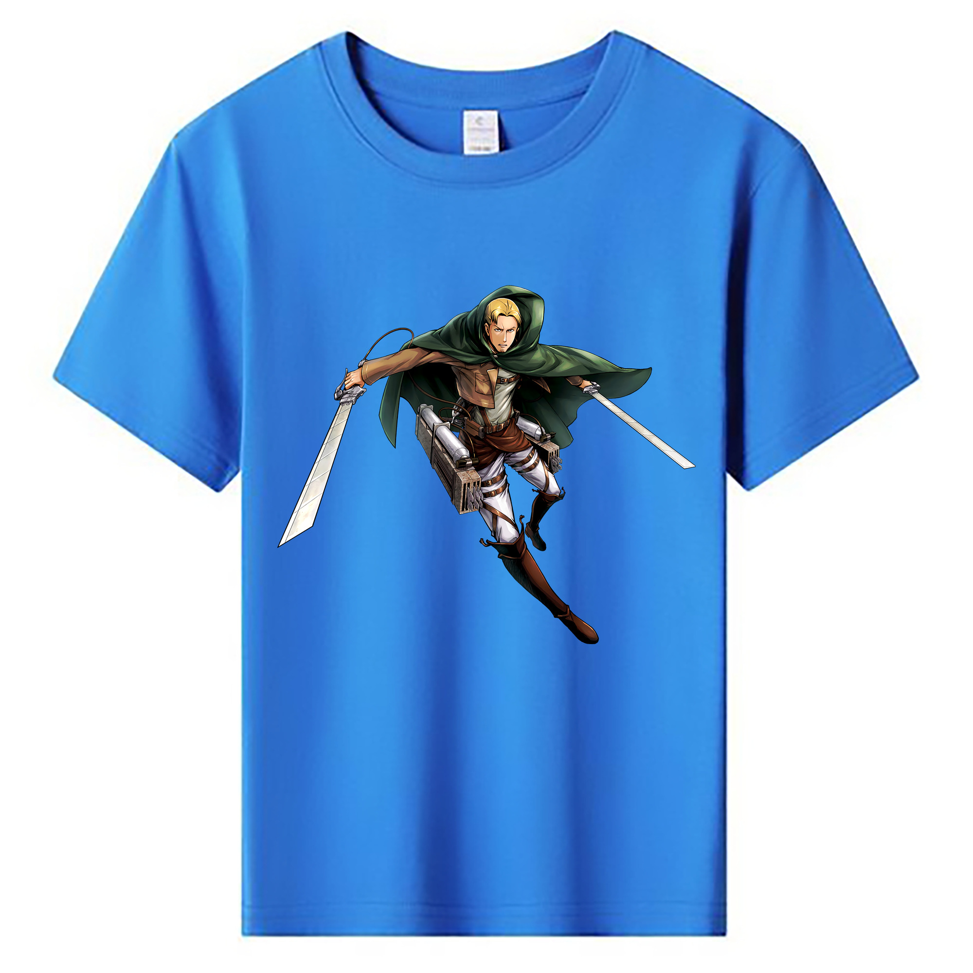 （画像用） 進撃の巨人 Attack on Titan 綿100％キッズTシャツ（フロントプリント）
